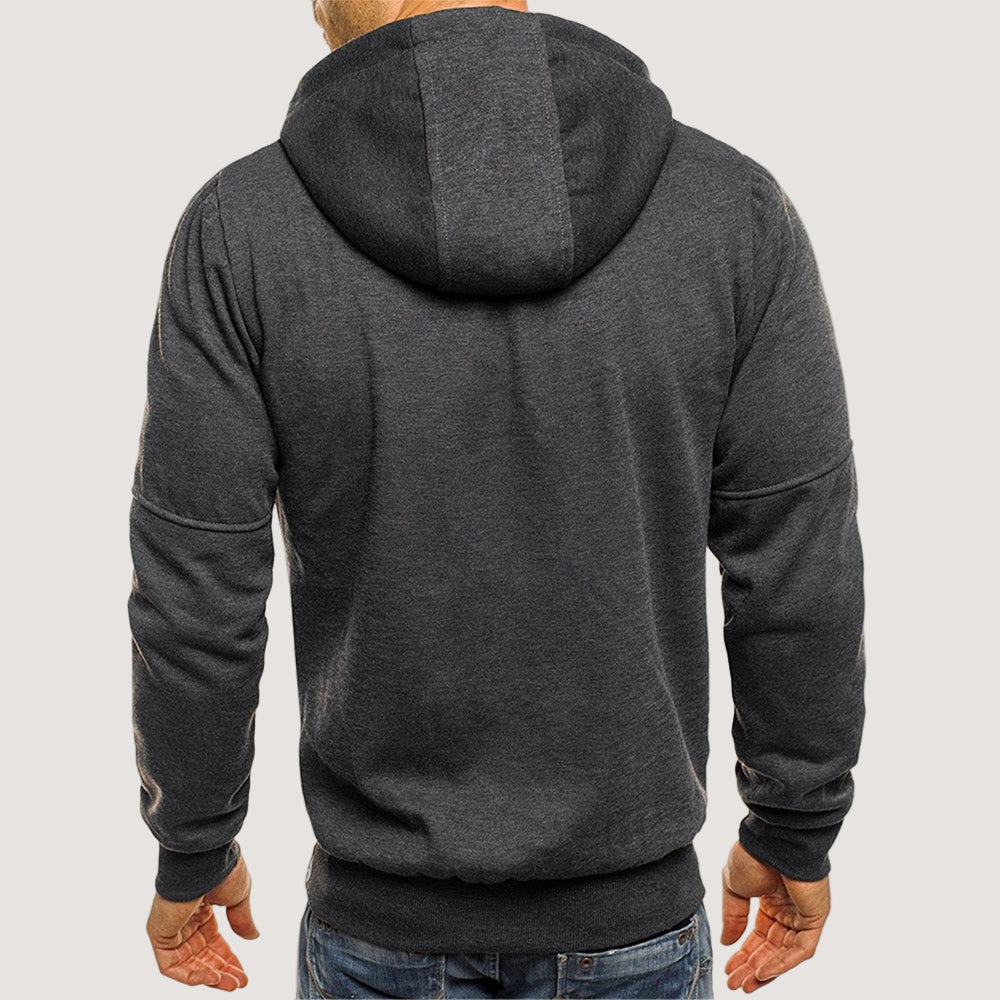 Men's Stylish Winter Hooded Sweatshirt Jacket Casual Comfort 3