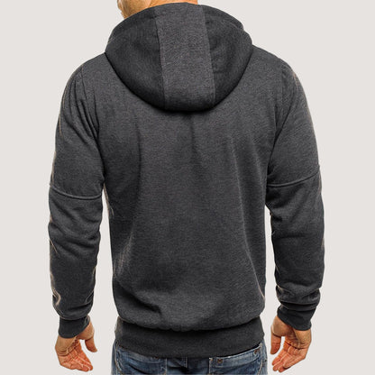 Men's Stylish Winter Hooded Sweatshirt Jacket Casual Comfort 3
