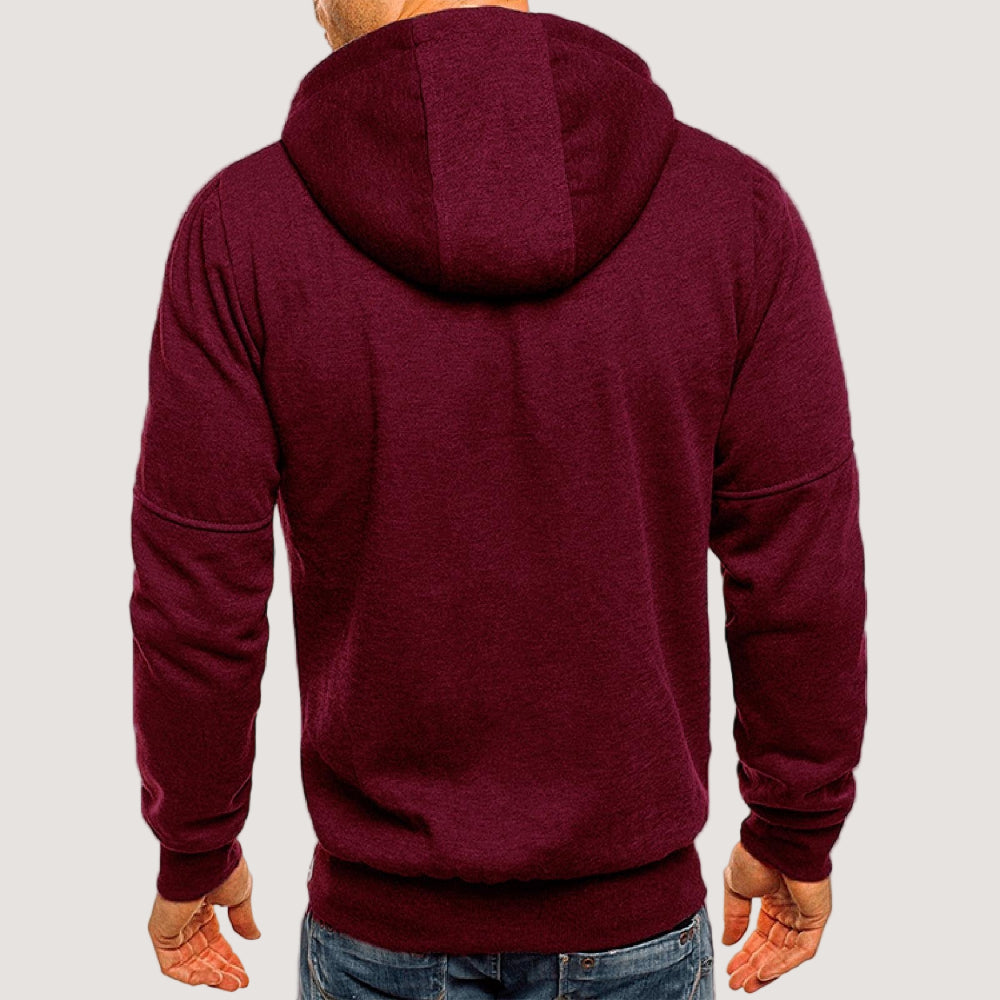 Men's Stylish Winter Hooded Sweatshirt Jacket Casual Comfort 9