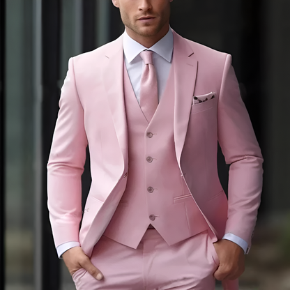 Men's Suit Three-Piece Classic Wedding Suit 2