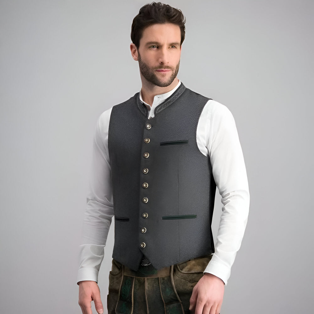 Men's Thermal Vest Slim Fit V-Neck Stylish Wear 1