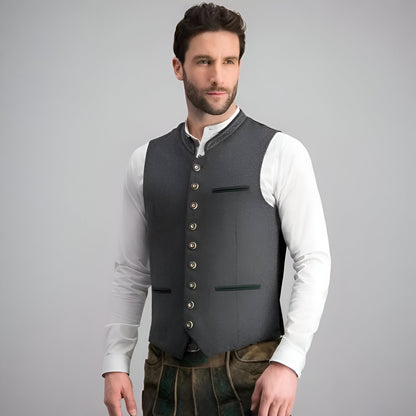 Men's Thermal Vest Slim Fit V-Neck Stylish Wear 1