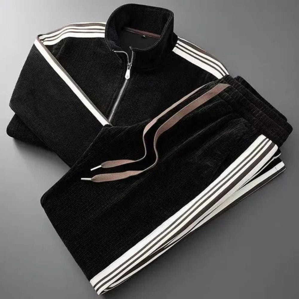Men's Tracksuit Set Corduroy Comfortable Fit Street Style 7
