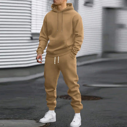 Men's Tracksuit Set Hoodie Jogger Pants Athletic Comfort 1