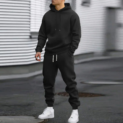 Men's Tracksuit Set Hoodie Jogger Pants Athletic Comfort 5