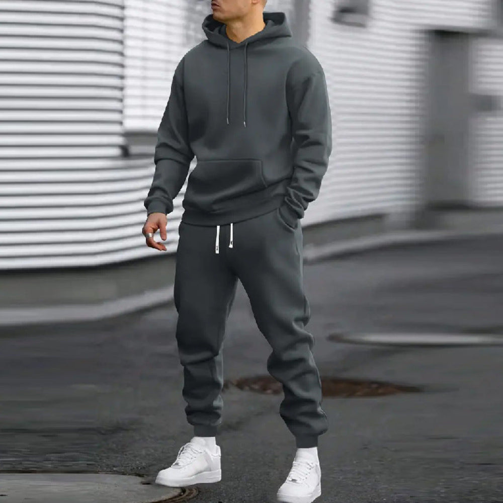 Men's Tracksuit Set Hoodie Jogger Pants Athletic Comfort 9