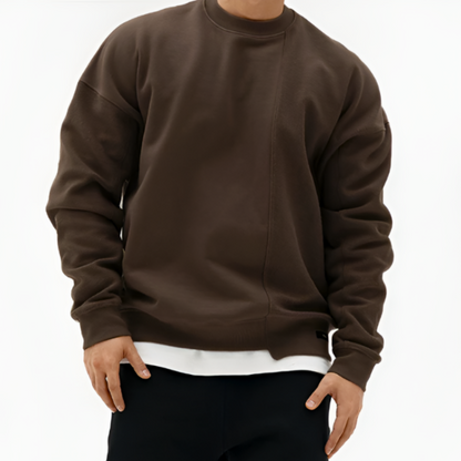 Men's Water-Repellent Cotton-Blend Sweater Crewneck 2 
