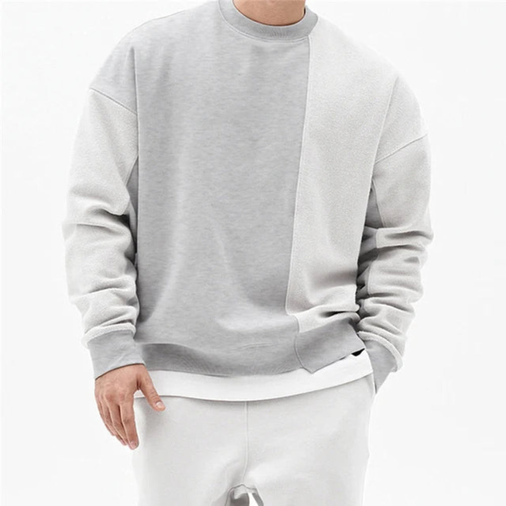 Men's Water-Repellent Cotton-Blend Sweater Crewneck 8