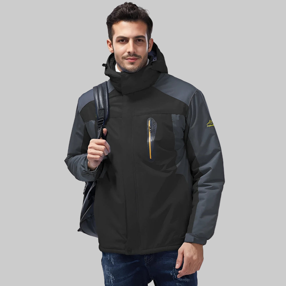 Men's Windproof Outdoor Jacket Stylish Durable Comfort Hiking 3