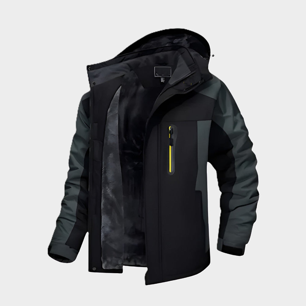 Men's Windproof Outdoor Jacket Stylish Durable Comfort Hiking 4