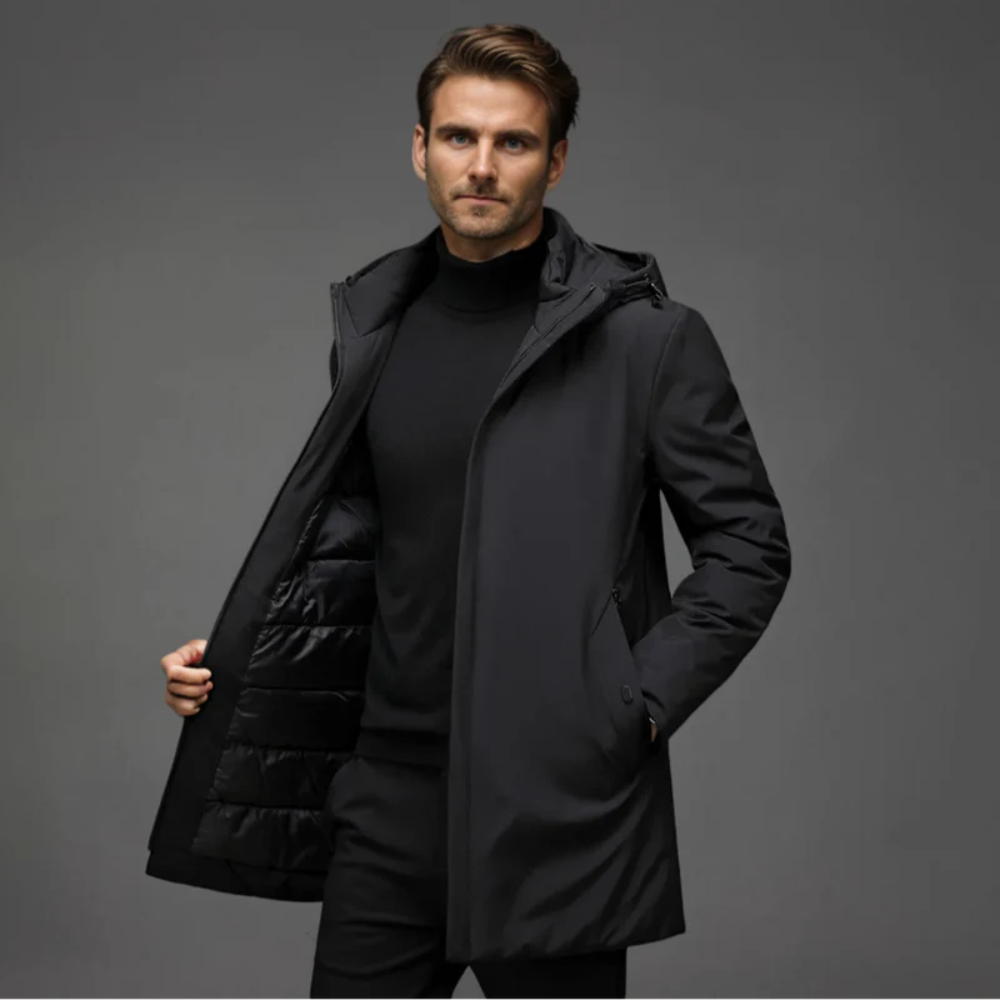 Men's Winter Coat Water Resistant Stylish Warmth  2
