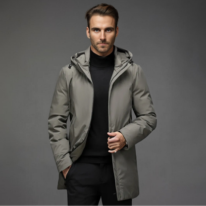 Men's Winter Coat Water Resistant Stylish Warmth  4