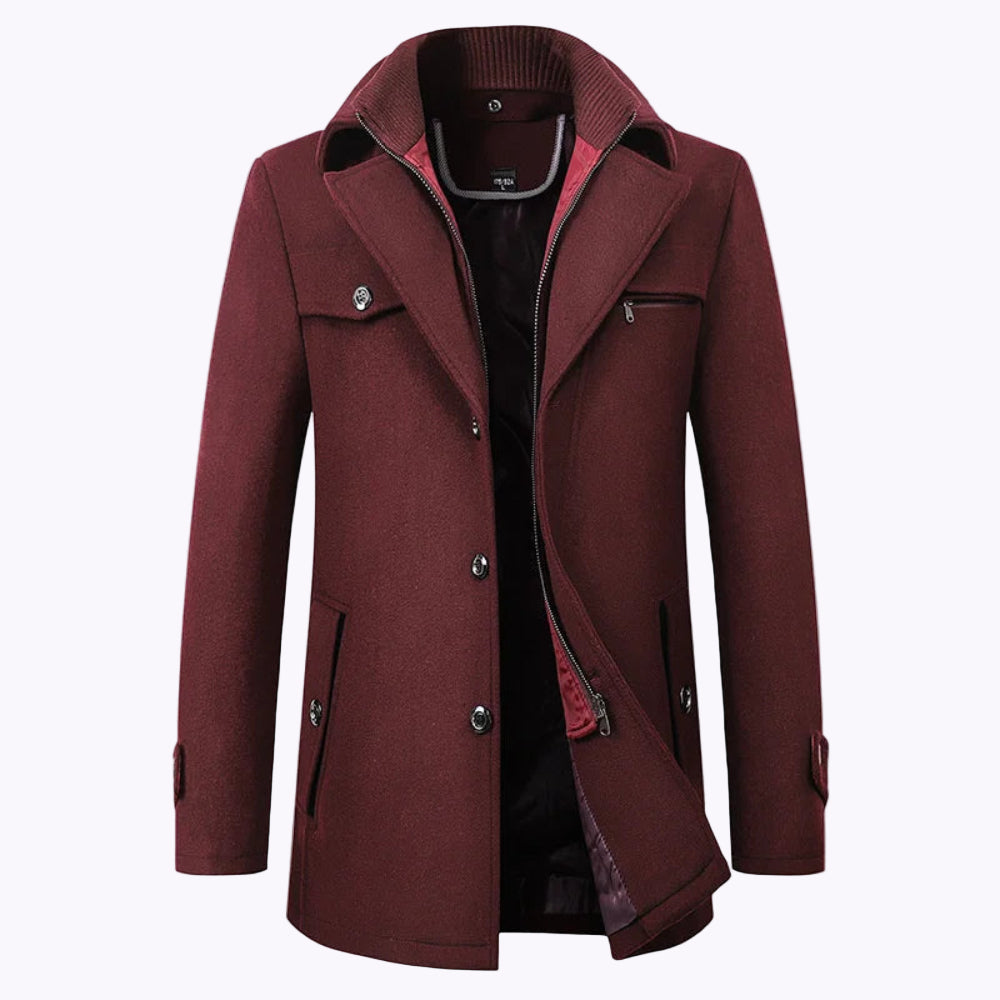 Men's Winter Jacket Waterproof Stylish Business Casual Coat 11