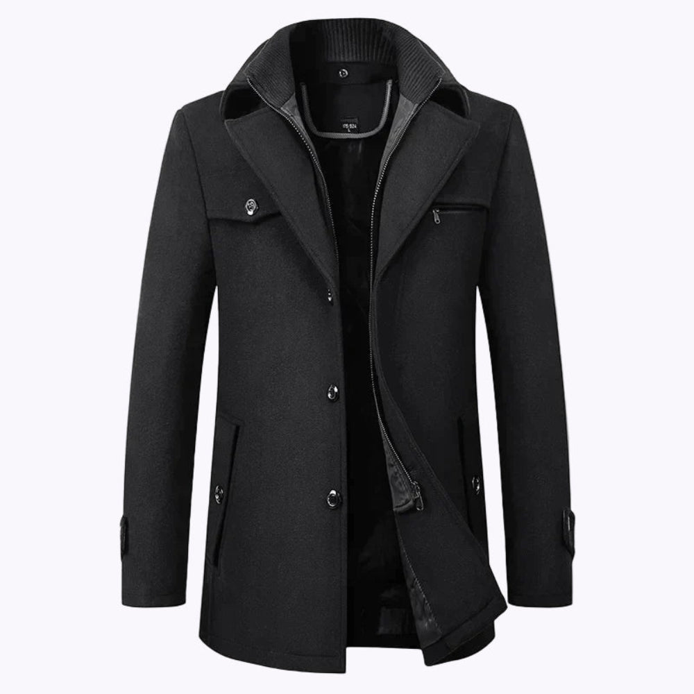 Men's Winter Jacket Waterproof Stylish Business Casual Coat 3