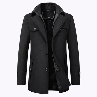 Men's Winter Jacket Waterproof Stylish Business Casual Coat 3