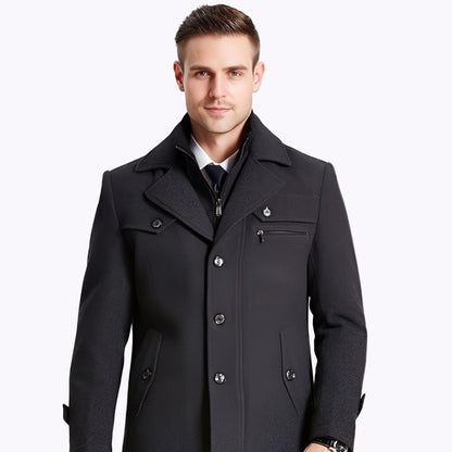 Men's Winter Jacket Waterproof Stylish Business Casual Coat 5