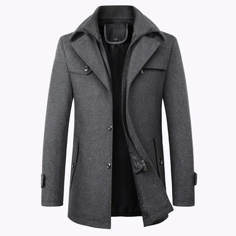 Men's Winter Jacket Waterproof Stylish Business Casual Coat 6