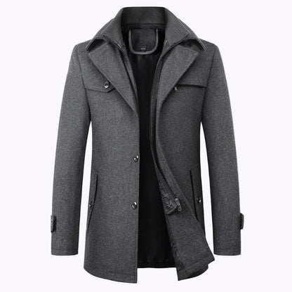 Men's Winter Jacket Waterproof Stylish Business Casual Coat 6
