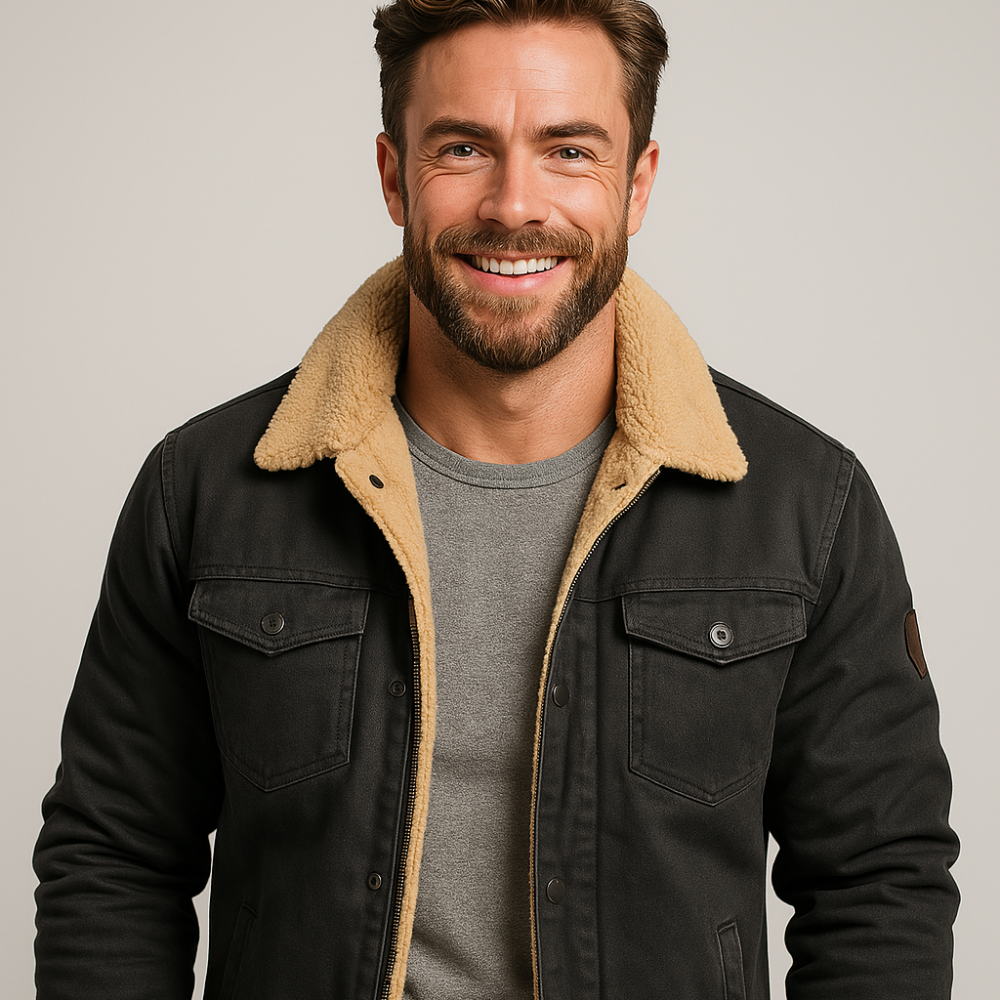 Men's Winter Jacket Windproof Thermal Bomber Coat 6