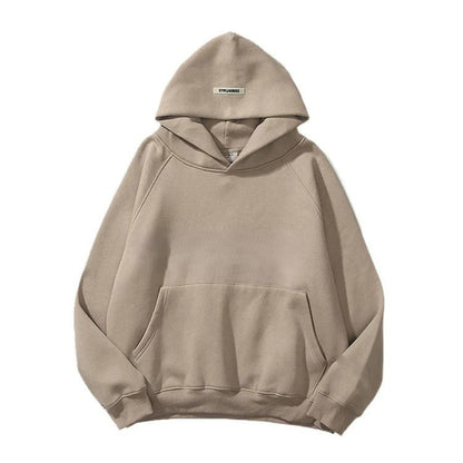 Men's Oversized Pullover Hoodie - Minimalist Streetwear