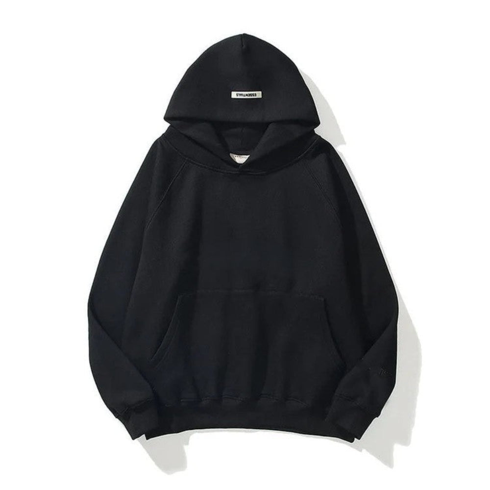 Men's Oversized Pullover Hoodie - Minimalist Streetwear