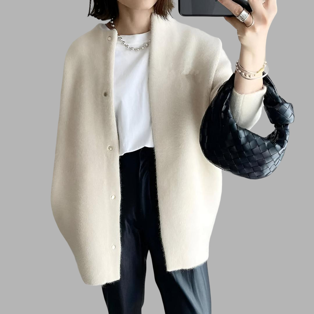 Women's Oversized Cardigan Sweater | Long Sleeve Button Up Knitwear