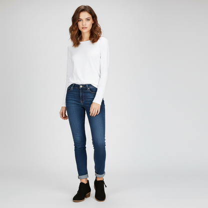 Women's Ankle Boots - Low Heel Side Zipper Booties