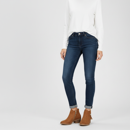 Women's Ankle Boots - Low Heel Side Zipper Booties