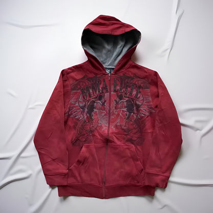 Men’s Oversized Graphic Hoodie – Long Sleeve Pullover