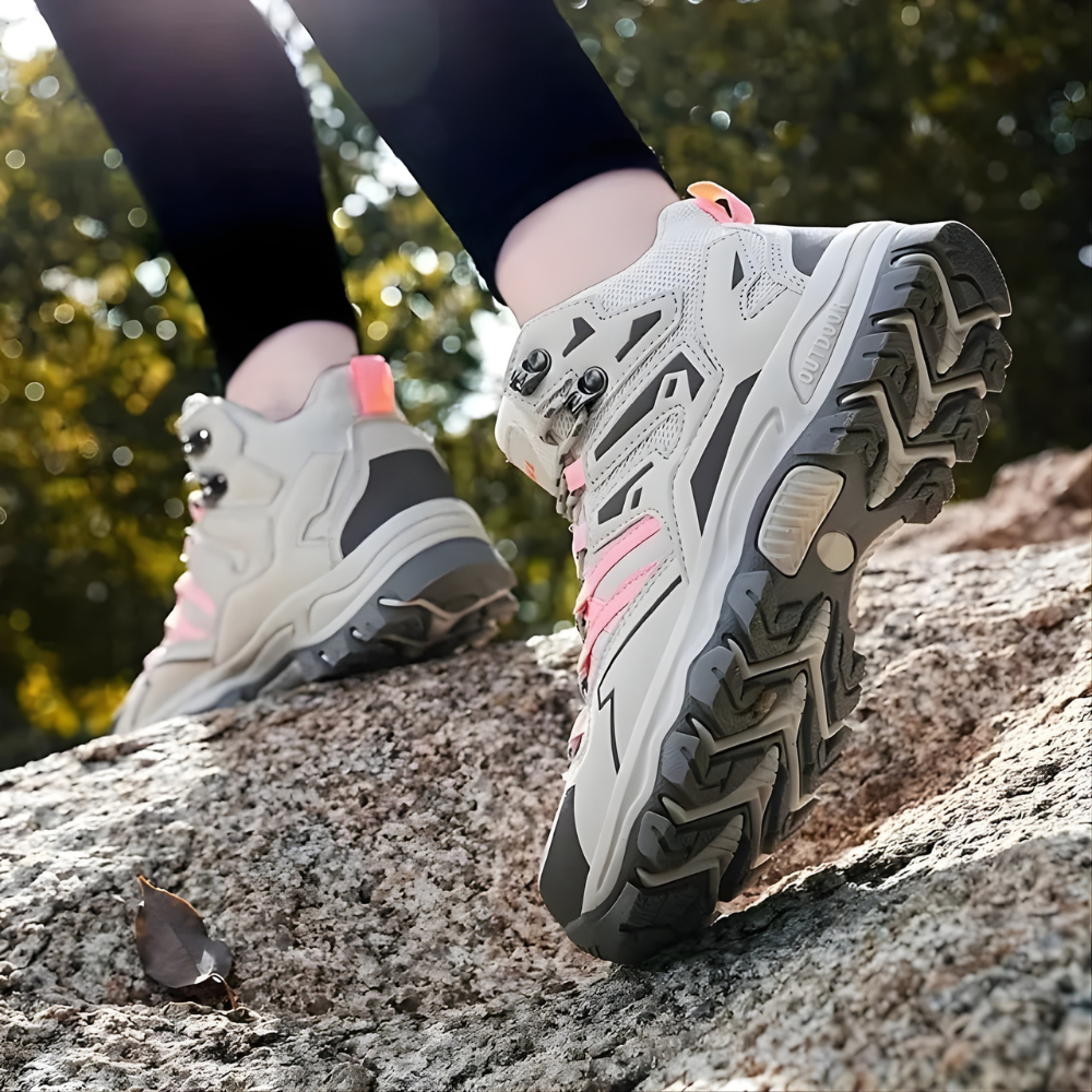 Ladies Waterproof Trail Hiking Boots - Mountain Trekking Shoes