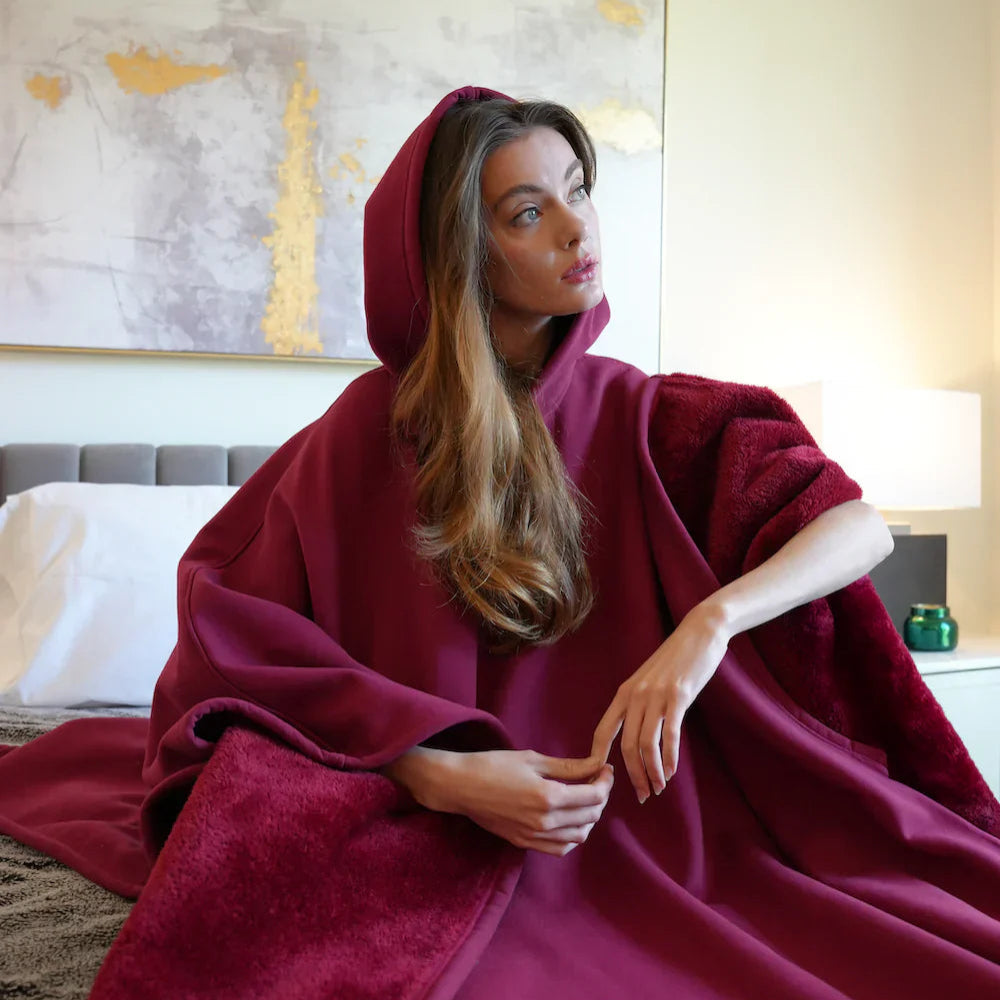 Unisex Oversized Wearable Blanket Hoodie - Floor Length