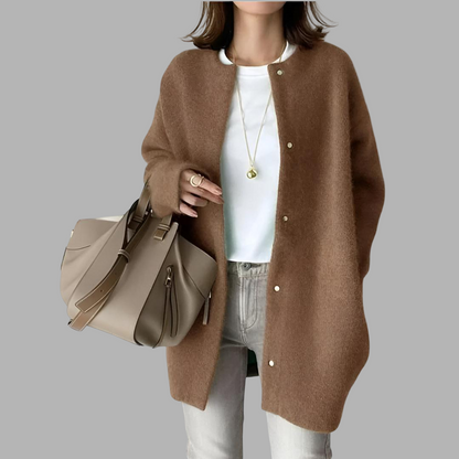 Women's Oversized Cardigan Sweater | Long Sleeve Button Up Knitwear