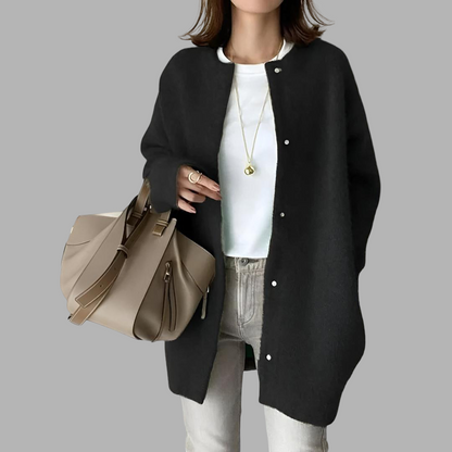 Women's Oversized Cardigan Sweater | Long Sleeve Button Up Knitwear