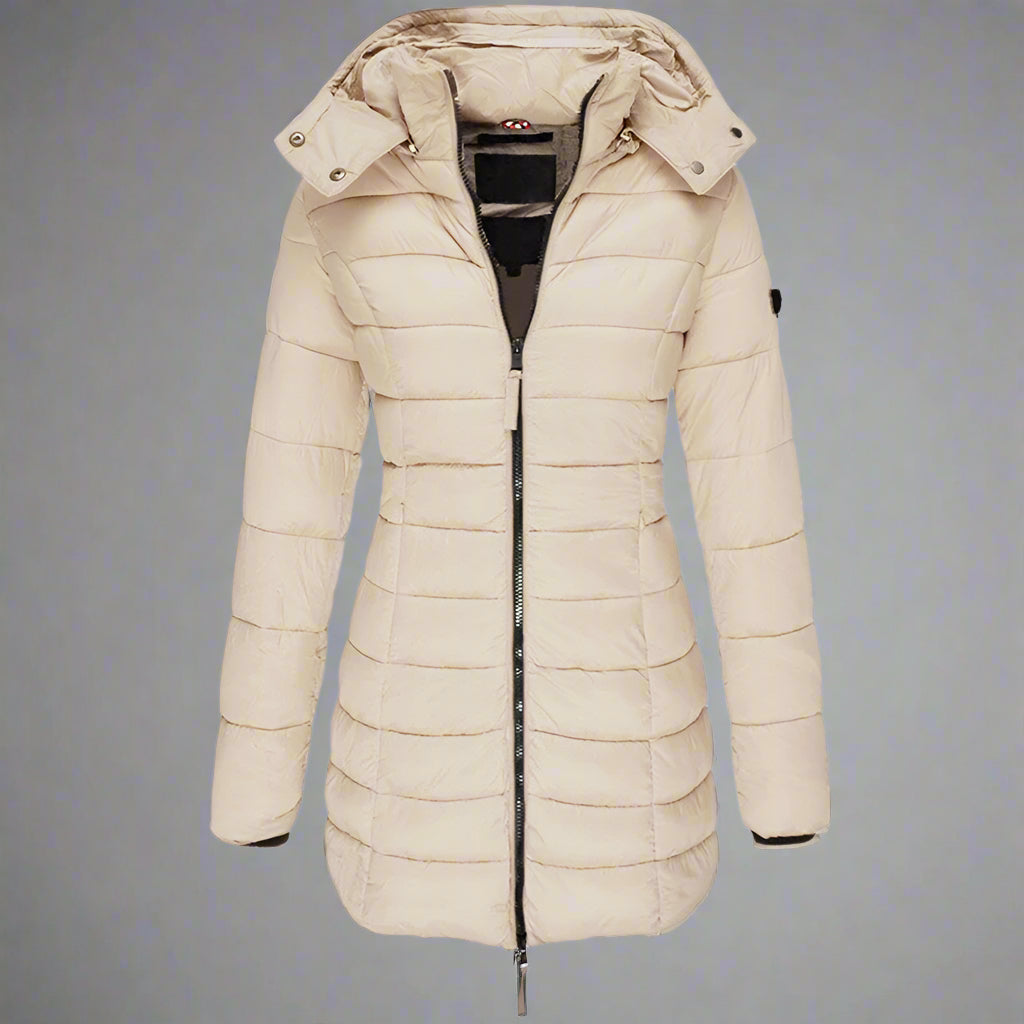 Women’s Long Puffer Jacket | Warm Hooded Insulated Winter Wear