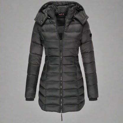 Women’s Long Puffer Jacket | Warm Hooded Insulated Winter Wear