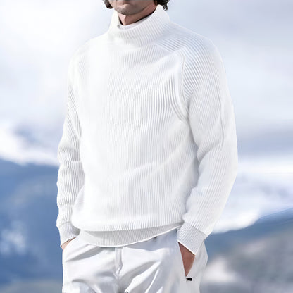 Men’s Warm Stylish Turtleneck Sweater | Long Sleeve Knitwear