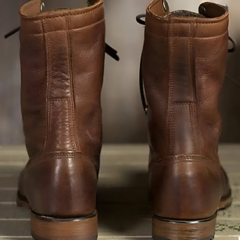 Women's Comfortable Lace-Up Ankle Boots – Fur-Lined Durable