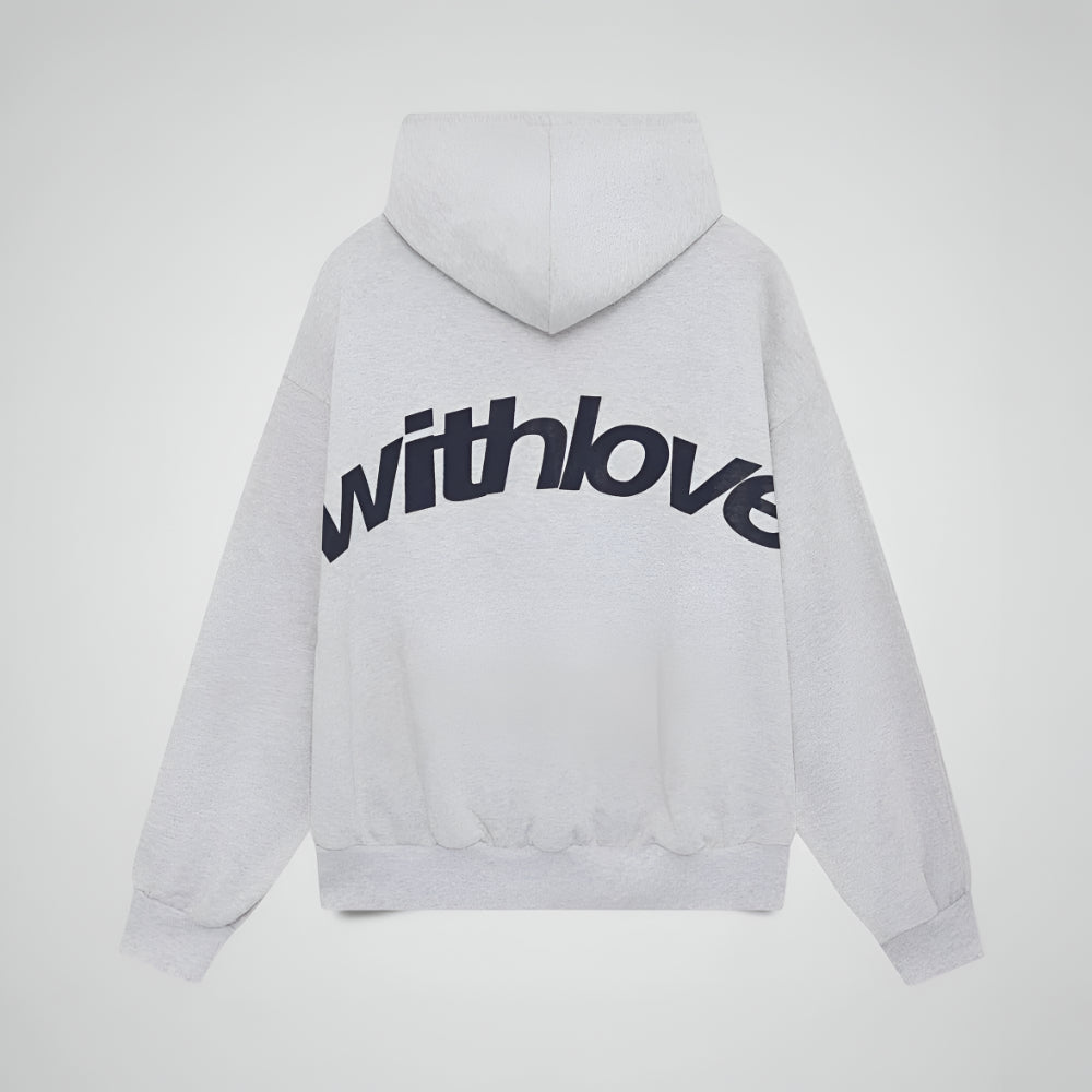 Women’s Oversized Graphic Hoodie – Long Sleeve Streetwear