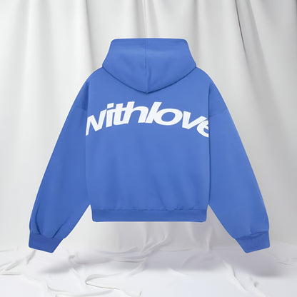 Women’s Oversized Graphic Hoodie – Long Sleeve Streetwear