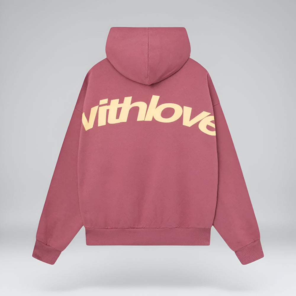 Women’s Oversized Graphic Hoodie – Long Sleeve Streetwear