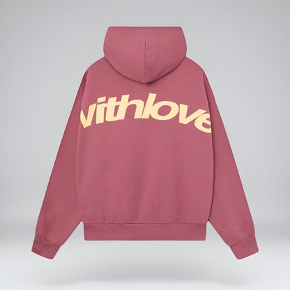 Women’s Oversized Graphic Hoodie – Long Sleeve Streetwear