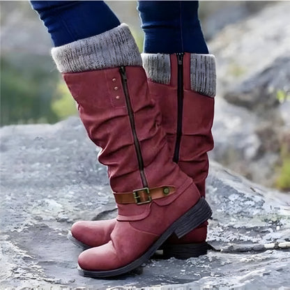 Women's Stylish Knee High Boots – Non-Slip Comfortable Fit