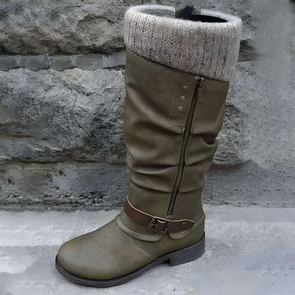 Women's Stylish Knee High Boots – Non-Slip Comfortable Fit