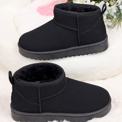 Women's Ankle Boots Mini Platform Fur Lined Winter Style 7