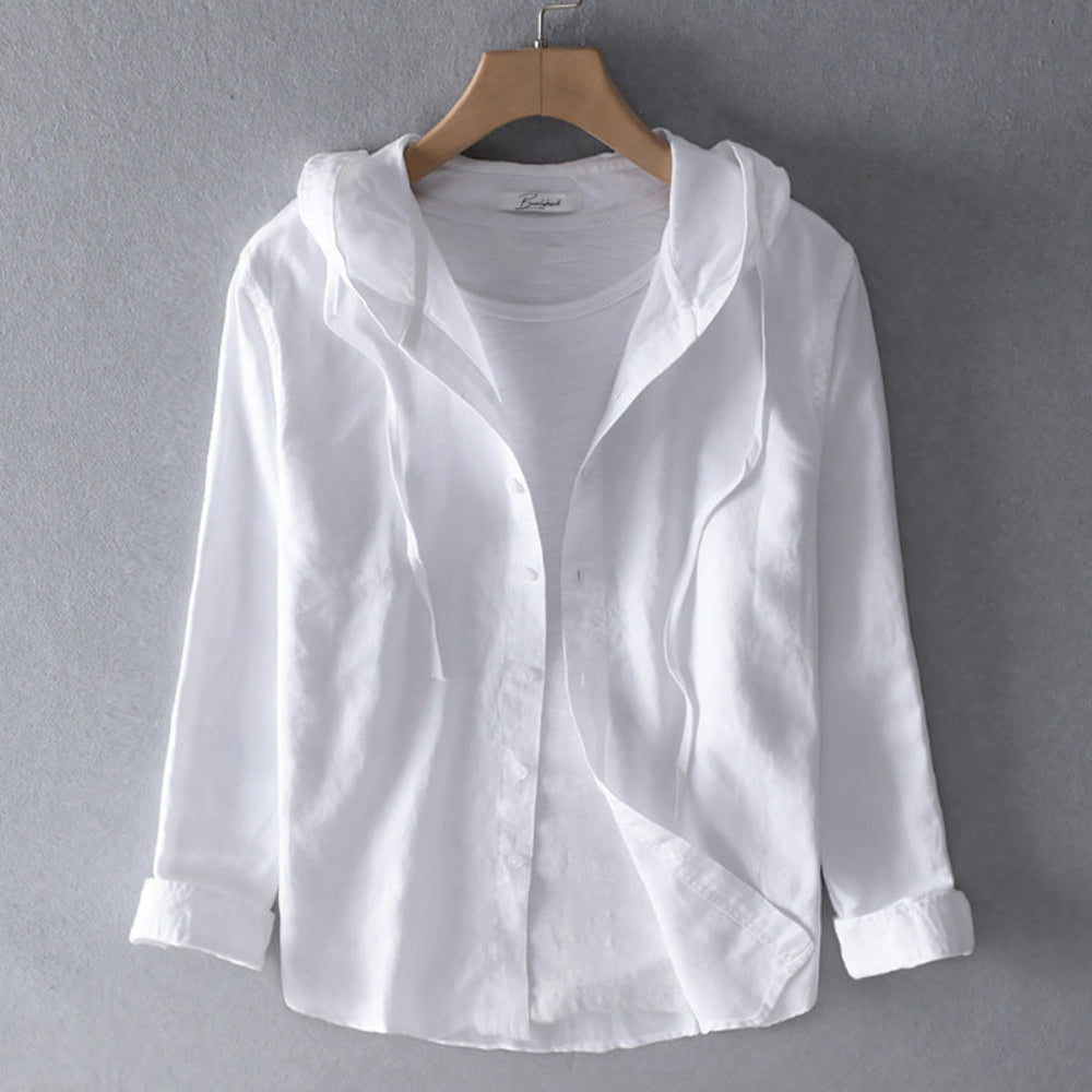 Women's Breathable Cotton Blouse Lightweight Elegant Top 5