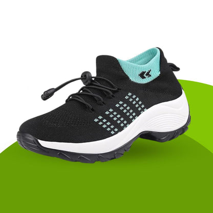 Women's Breathable Lightweight Walking Shoes - Slip-On Comfort