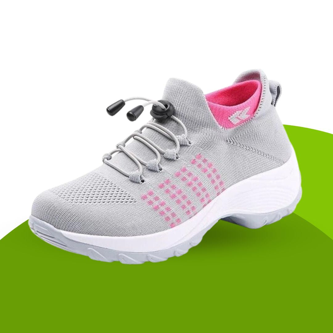 Women's Breathable Lightweight Walking Shoes - Slip-On Comfort