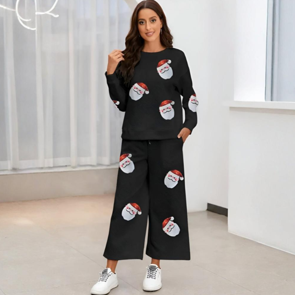 Women's Christmas Holiday Pyjama Outfit Set 3