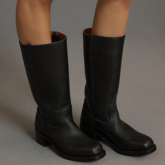  Women's Classic Women's Block Heel Boots Durable Design 1