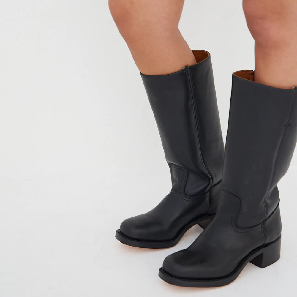  Women's Classic Women's Block Heel Boots Durable Design 2